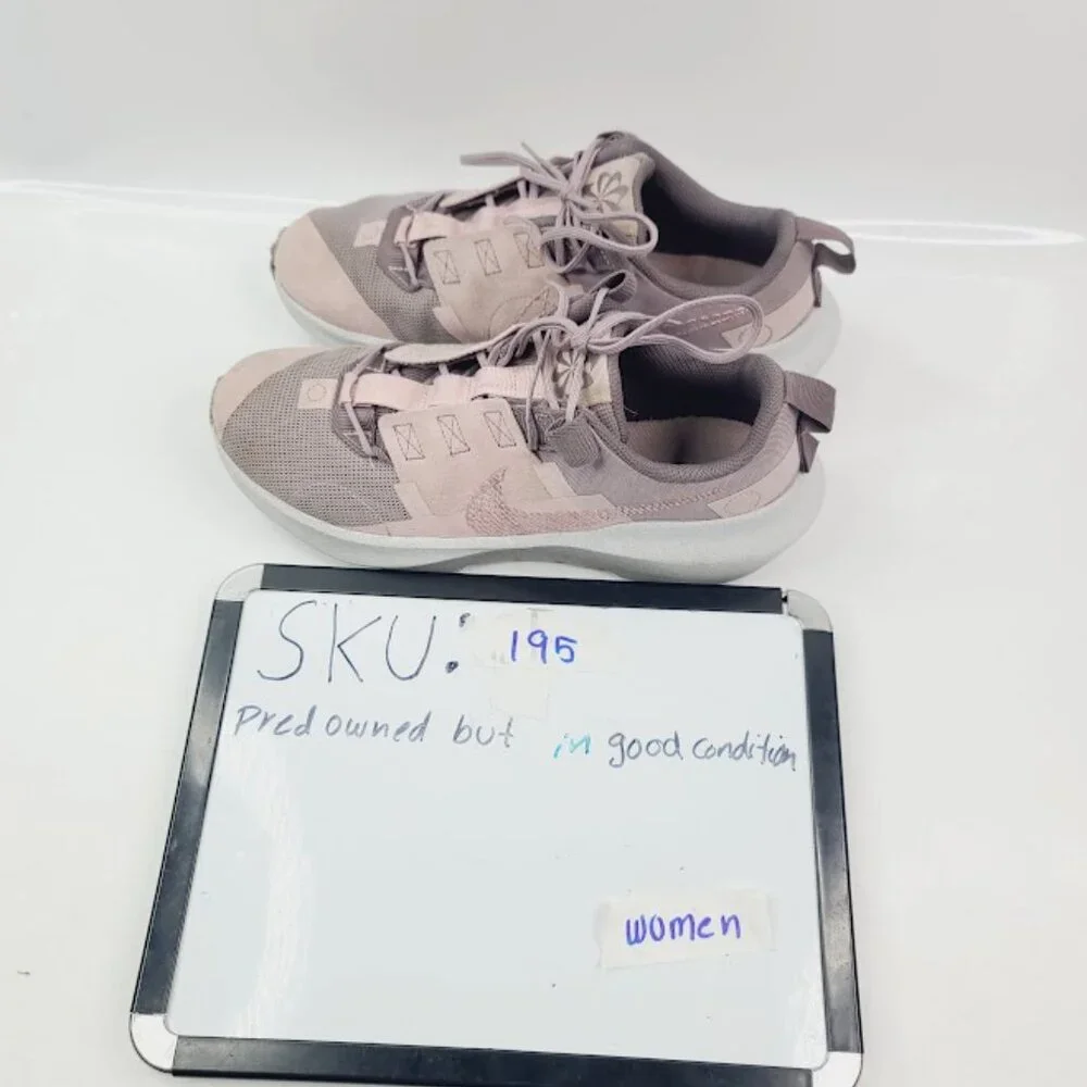 Nike Girl's Pink Crater Impact DB3551-200 Mesh Low Top Athletic Sneaker‎ Size 7Y